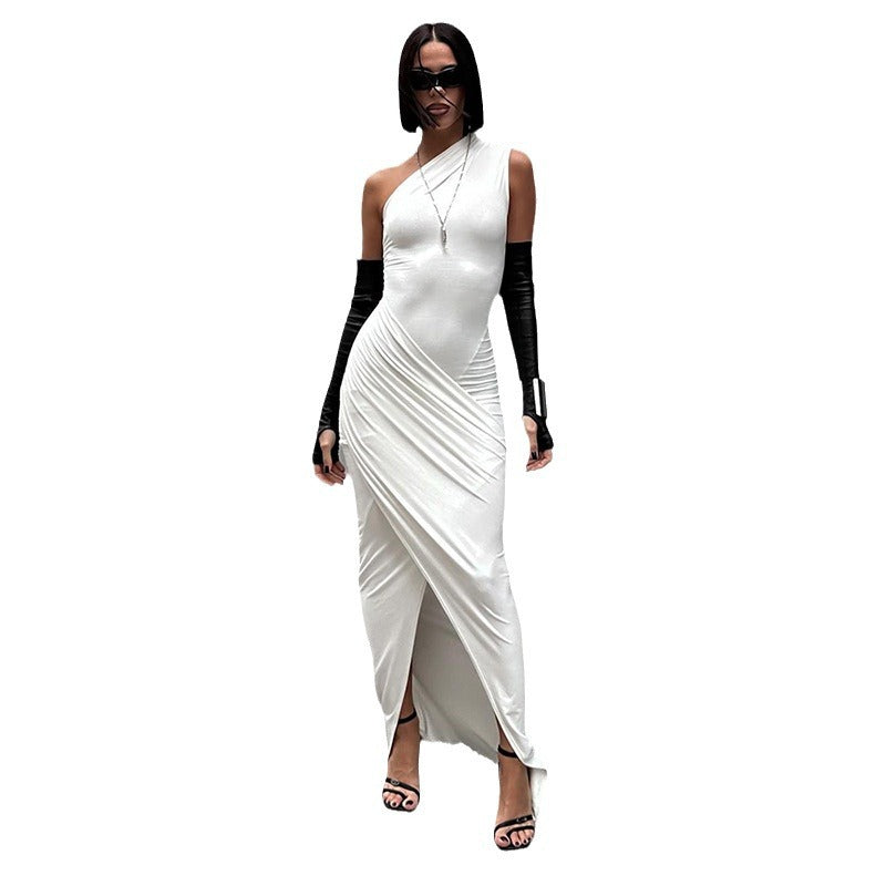 Damen Wickelkleid mit asymmetrischem Saum und figurformendem Design Echo Archiv