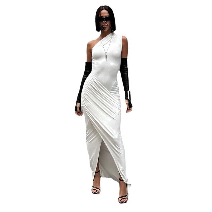 Damen Wickelkleid mit asymmetrischem Saum und figurformendem Design Echo Archiv