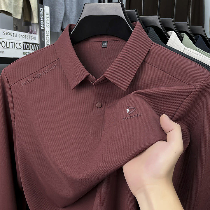 Herren Poloshirt mit funktionalem Design und atmungsaktiver Struktur Echoarchiv