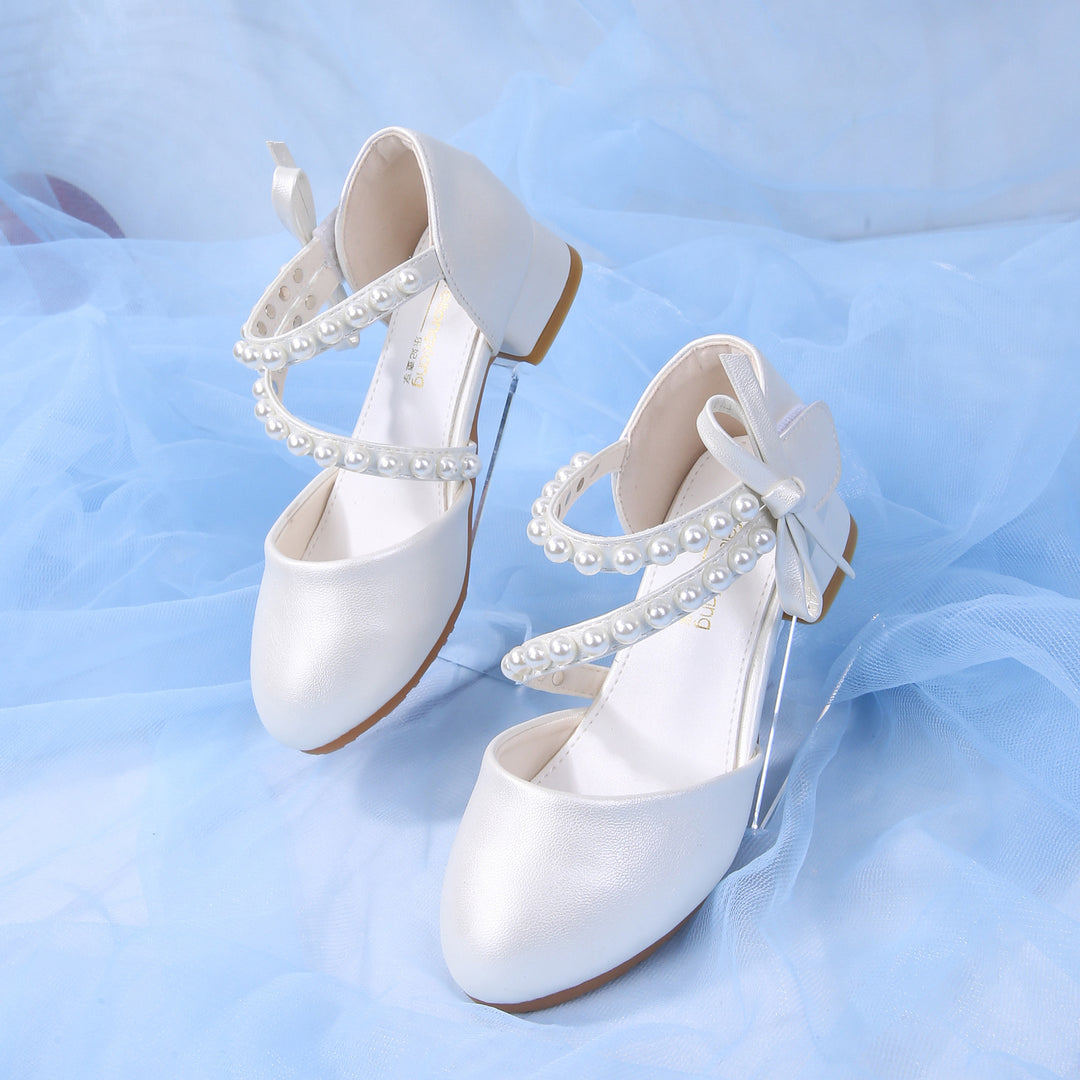 Damen elegante Ballerinas mit Perlenverzierung Echo Archiv