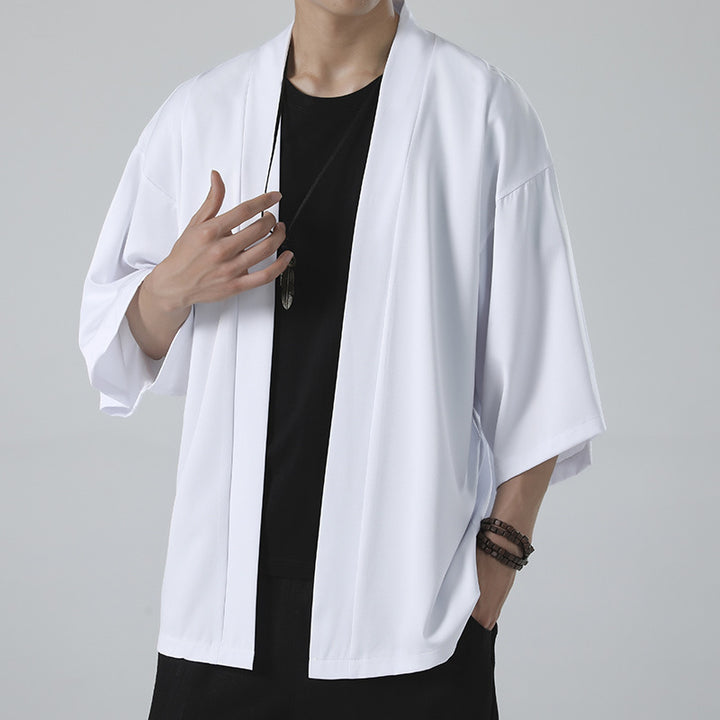 Herren nan kimonoartige Kurzarmjacke im Oversize-Schnitt Echo Archiv