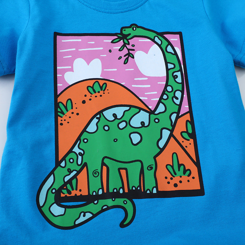 Jungen T-Shirt mit kreativem Dinosaurier-Motiv Echo Archiv