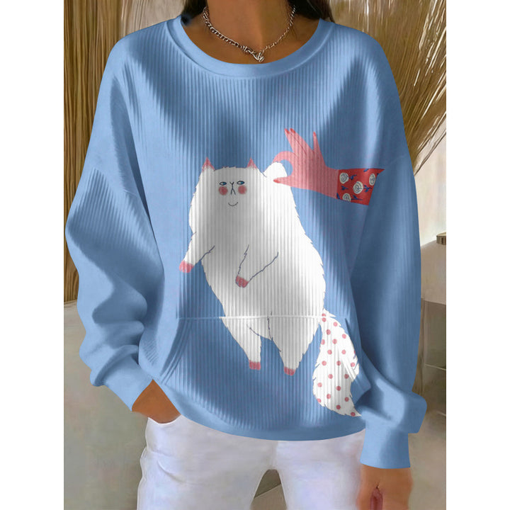Damen Gemütlicher Pullover Echoarchiv