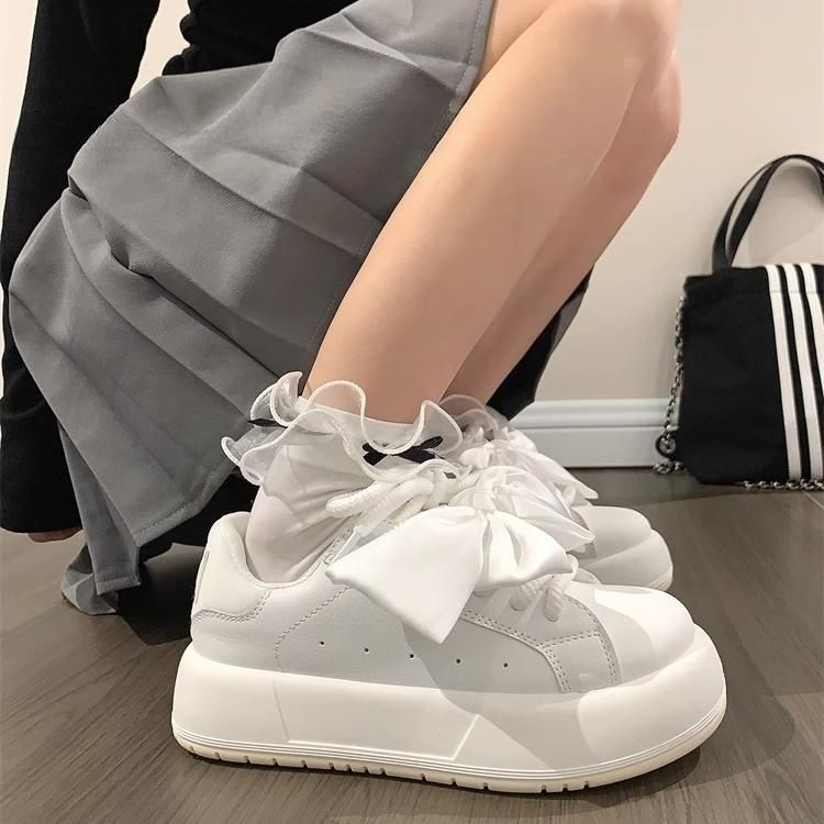 Damen Sneakers mit modischem Schleifen-Design und Komfort-Sohle Echo Archiv