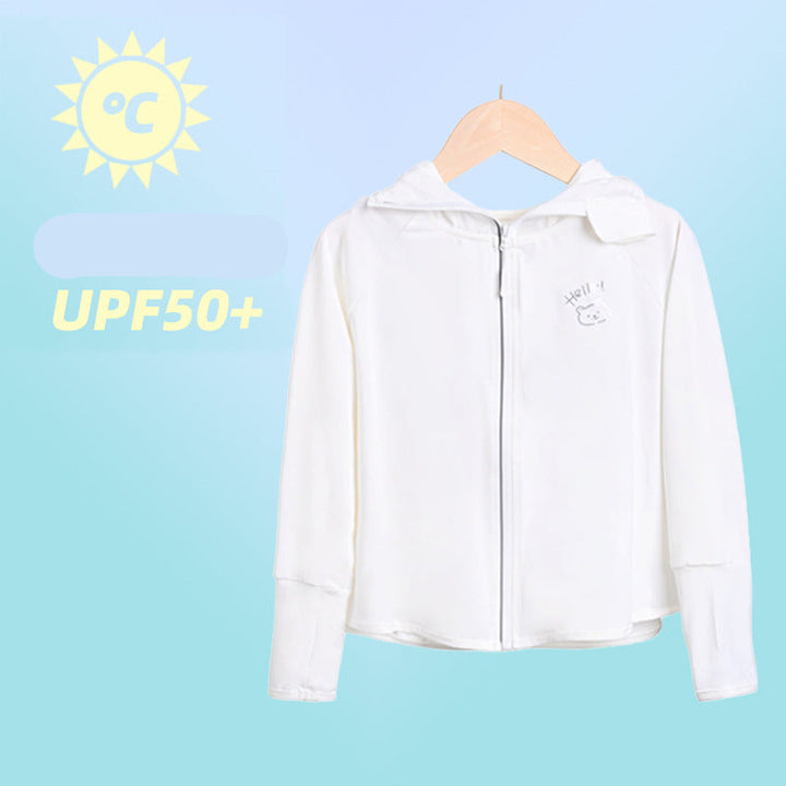 Damen Sportliche UV-Schutzjacke mit Kapuze Echo Archiv