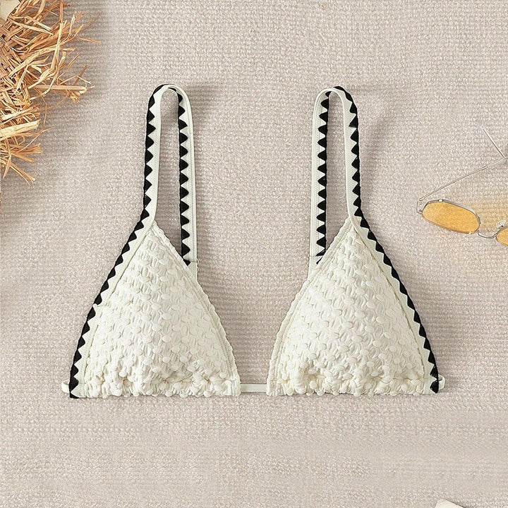 Damen Triangel-Bikini mit strukturiertem Material Echo Archiv