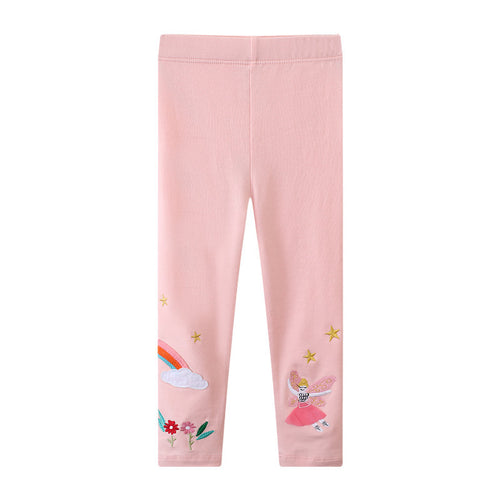 Mädchen Leggings mit verspieltem Feen- und Regenbogen-Design Echo Archiv