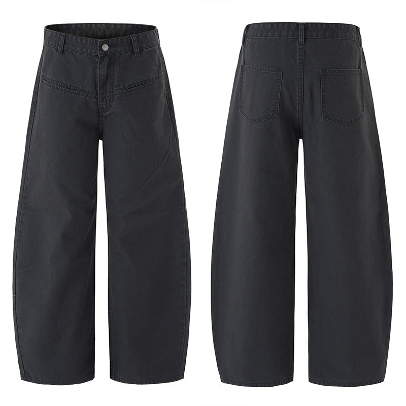 Herren Weitfallende Denimhose im Baggy‑Cut mit elastischem Bund Echo Archiv