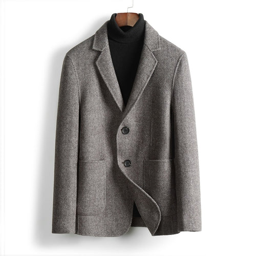 Herren Herringbone-Muster Blazer Echoarchiv