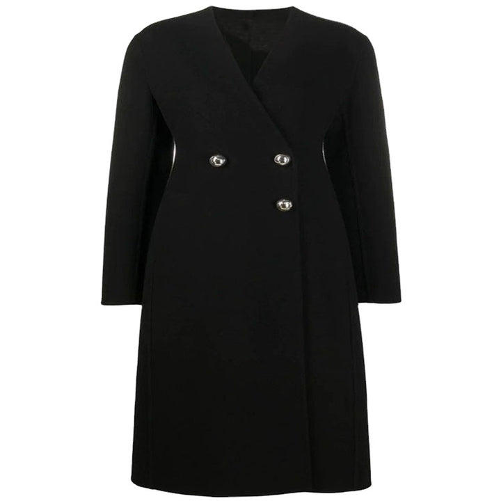 Damen Einreihiger Midimantel im Clean‑Tailoring mit dezenten Metallknöpfen und taillierter Naht Echoarchiv