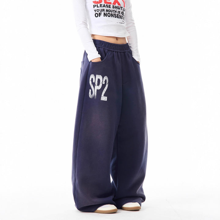 Damen Bequeme Oversized Freizeithose Echoarchiv