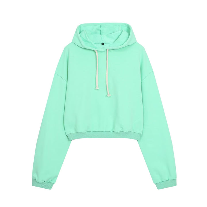 Damen Cropped-Hoodie und Palazzo-Loungehose Set Echo Archiv