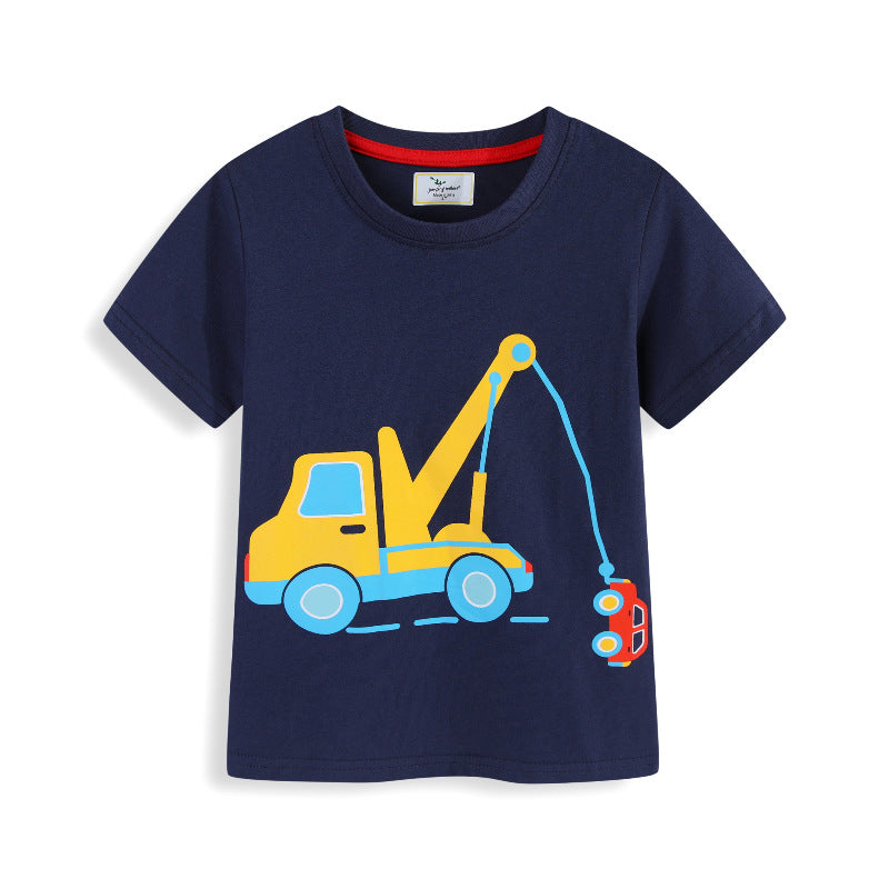 Jungen T-Shirt mit aufregendem Kran-Design Echo Archiv