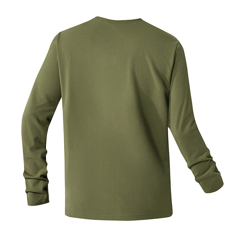 Herren Atmungsaktives Funktionsshirt mit Reißverschlusstasche Echoarchiv