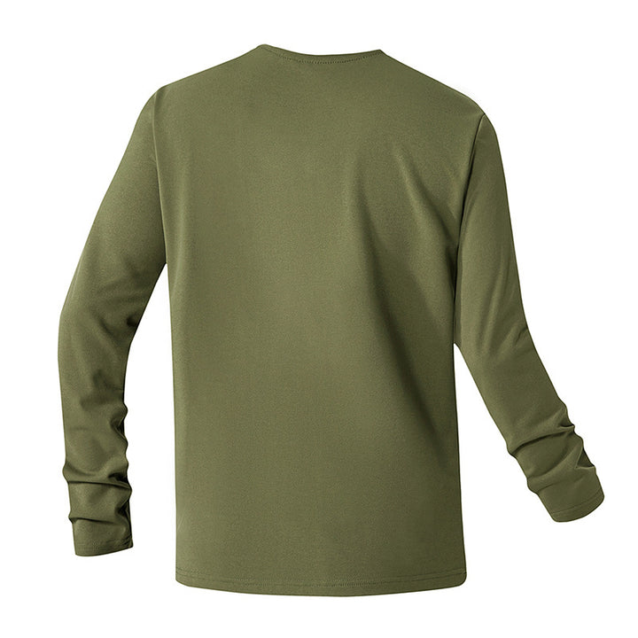 Herren Atmungsaktives Funktionsshirt mit Reißverschlusstasche Echoarchiv