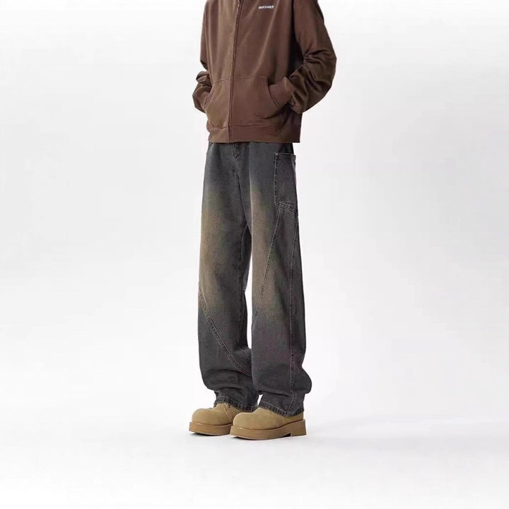 Herren Weitgeschnittene Casual Jeans Echoarchiv