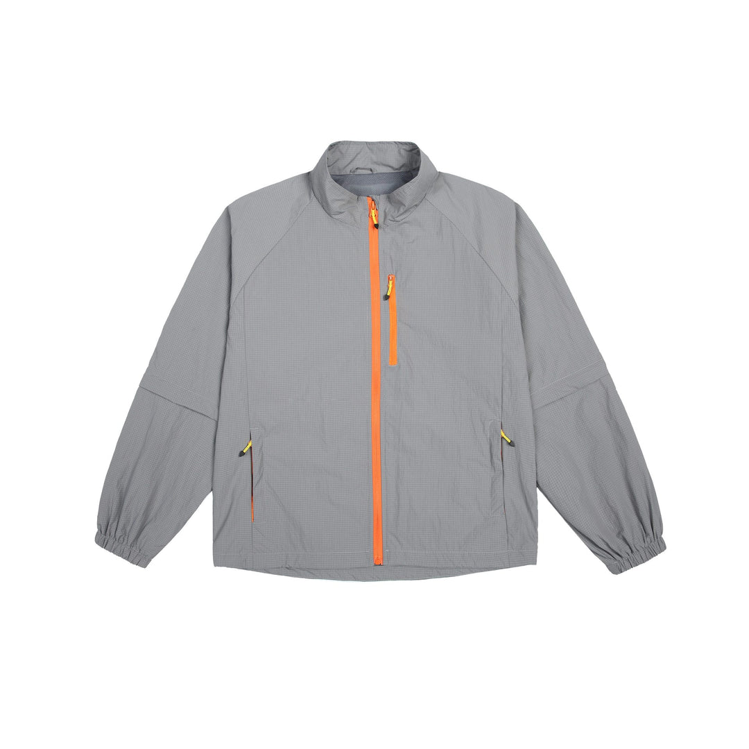 Herren leichte Ripstop-Überzugsjacke mit Stehkragen, Brusttasche und elastischen Bündchen Echoarchiv