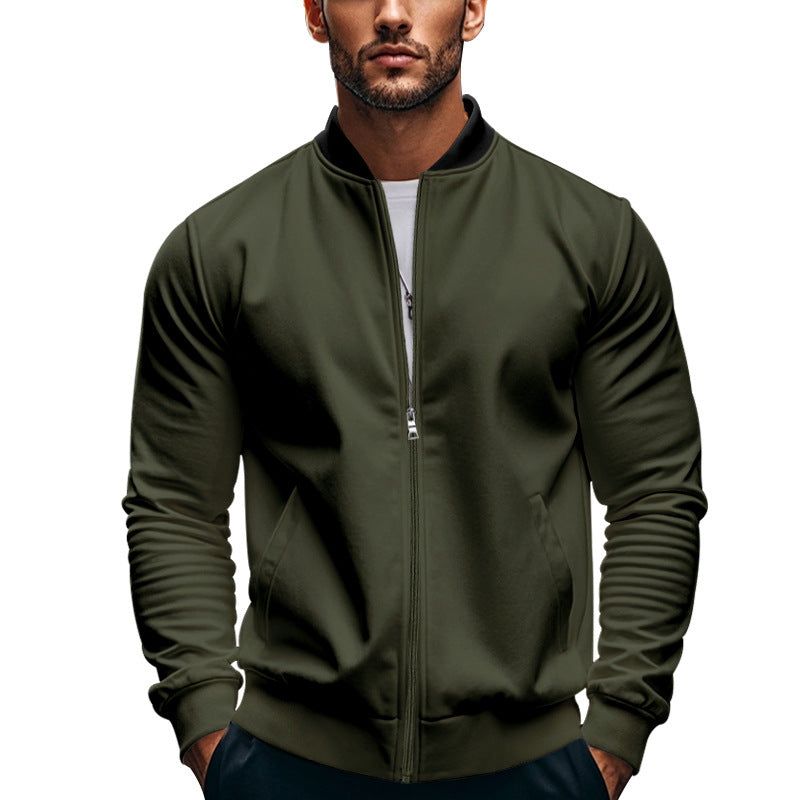 Herren sportliche Jacke mit praktischem Reißverschluss und atmungsaktiven Materialien Echoarchiv