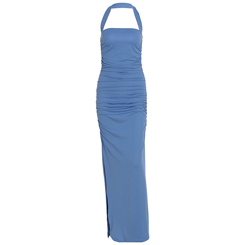 Damen Wickelkleid mit schmalem Taillenschnitt und elegantem tiefem Schlitz Echo Archiv