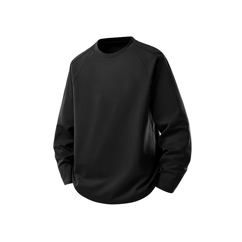 Herren Atmungsaktives Rundhals-Performance-Sweatshirt mit mikroperforierten Schulterpaneelen Echo Archiv