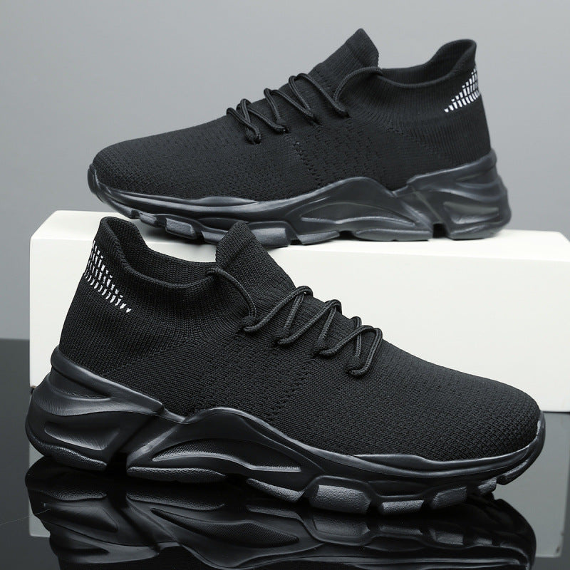 Unisex Strick-Sockensneaker mit atmungsaktiver Maschenoberfläche und markanter Plateau-Laufsohle – Norré