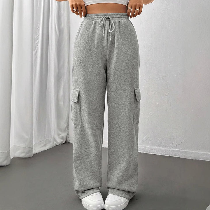 Damen Cargo-Hose mit elastischem Bund und Seitentaschen Echo Archiv