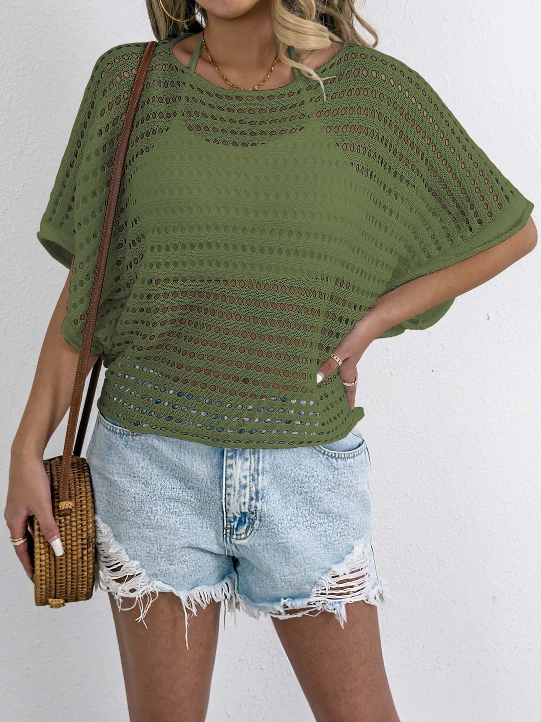 Damen luftiges Netz-T-Shirt Echo Archiv