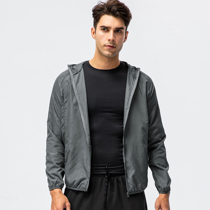 Herren Leichte Laufjacke mit Atmungsaktiven Eigenschaften und Reflektierendem Design Echoarchiv