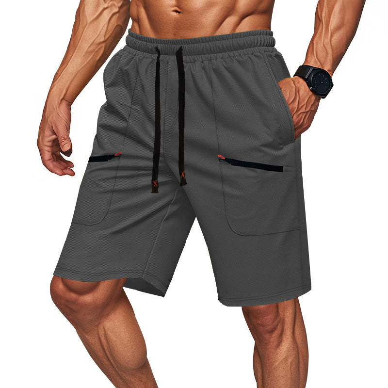 Herren Sportliche Universelle Shorts mit funktionalen Taschen und elastischem Bund Echoarchiv