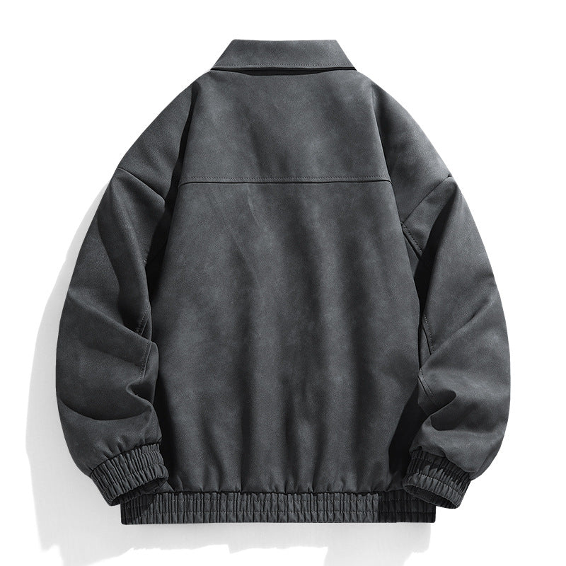 Herren lässige Utility-Jacke mit zwei Brusttaschen Echoarchiv