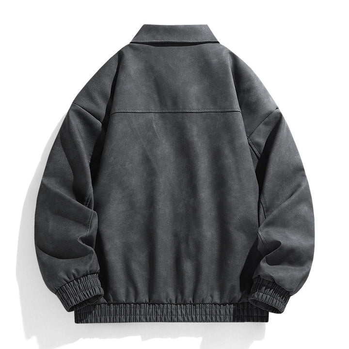 Herren lässige Utility-Jacke mit zwei Brusttaschen Echoarchiv