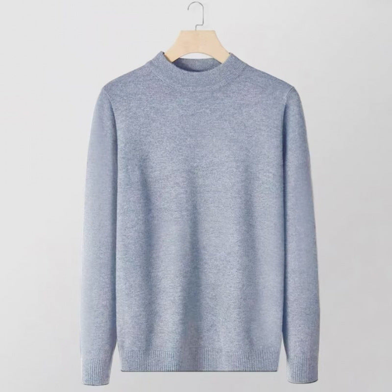 Damen Feinstrick-Stehkragenpullover aus Baumwollmix mit gerippten Bündchen Echoarchiv