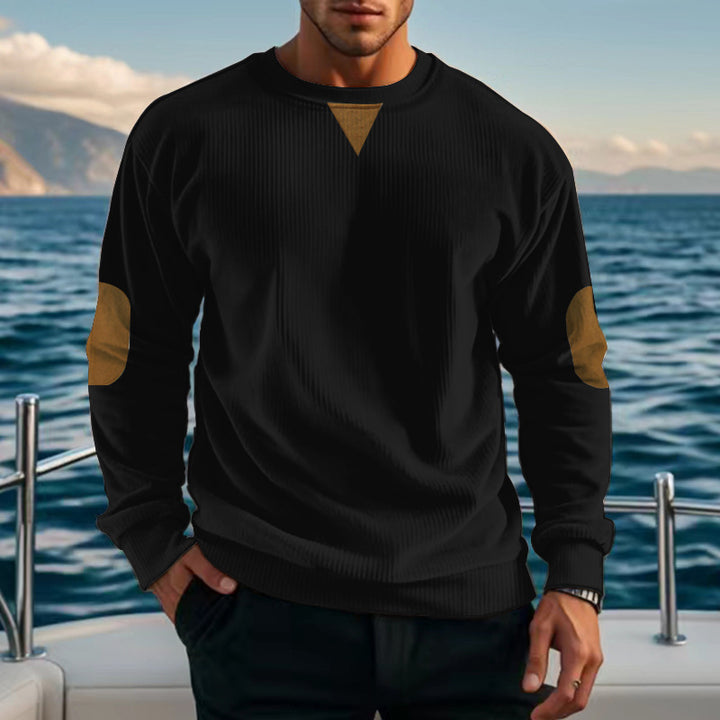Herren klassischer Rippstrick Pullover Echoarchiv