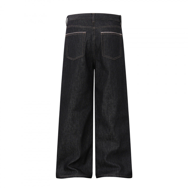 Damen Weite Highwaist-Jeanshose im Balloon-Cut mit weitem Bein und klassischem Taschen-Design Echo Archiv
