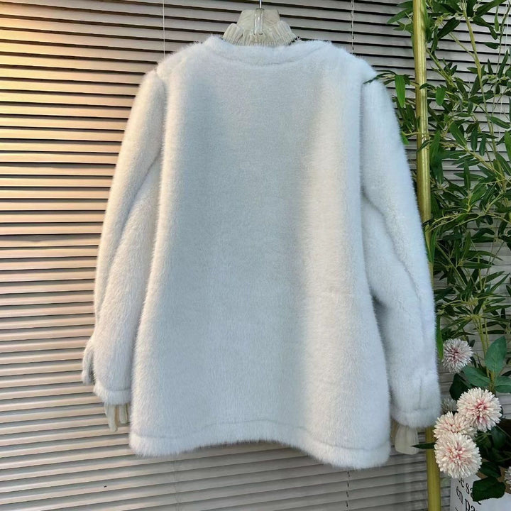 Damen Elegante Felljacke Echo Archiv