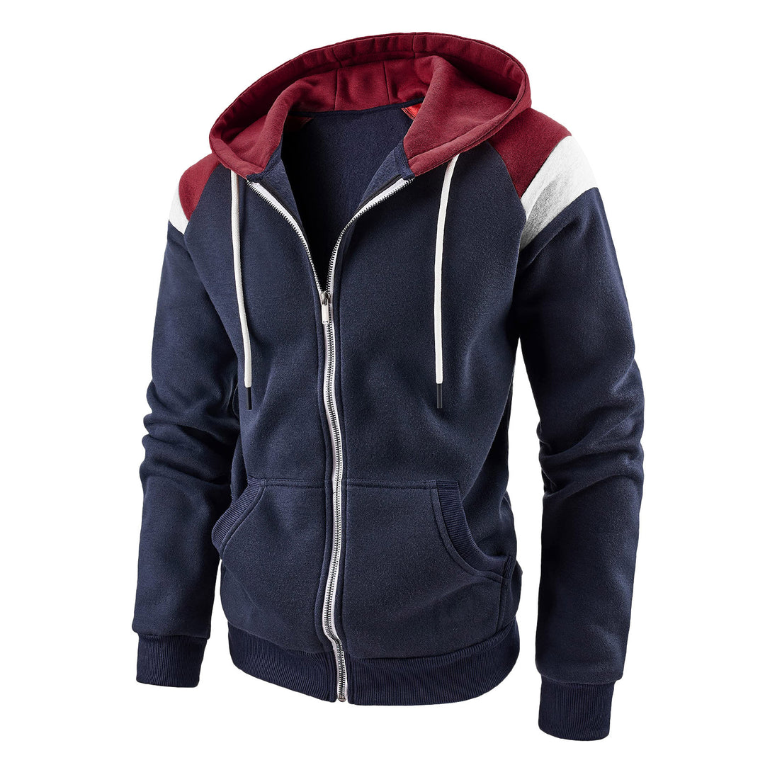 Herren sportlicher Kapuzenzipper Echoarchiv