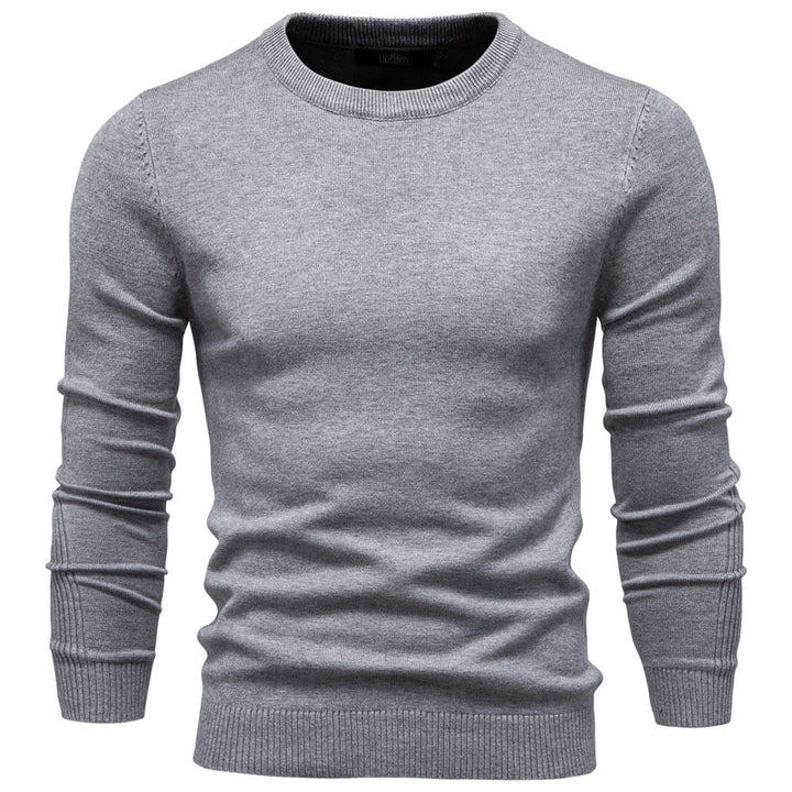 Herren Rundhals Pullover aus hochwertiger Baumwolle – Norvane