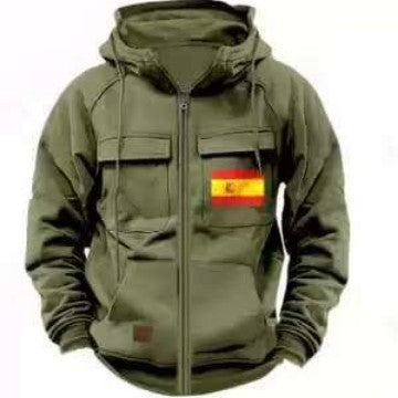 Herren funktionale Jacke mit mehreren Taschen Echoarchiv