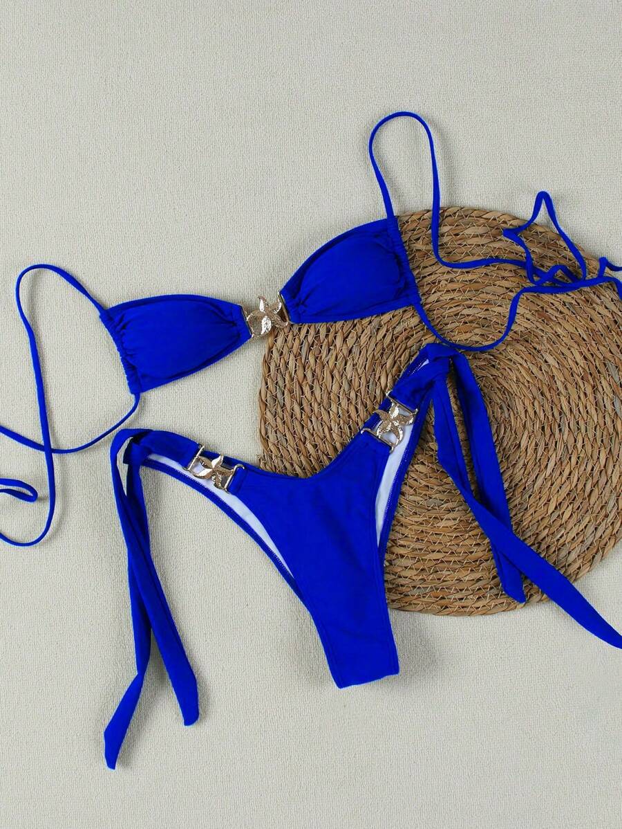 Damen Bikini-Set mit eleganten Schnallen Echo Archiv