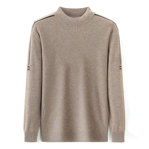 Herren Slim-Fit Strukturierter Feinstrickpullover mit kurzem Schlauchkragen und gerippten Säumen Echo Archiv