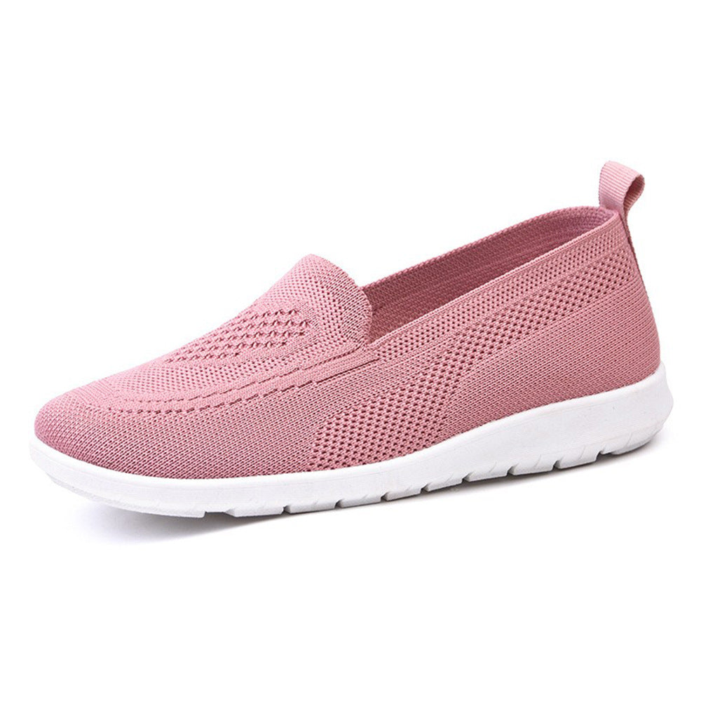 Damen nan ultraleichter gestrickter Slip-On-Loafer mit nahtlosem Sockenschaft, elastischem Einstieg und stoßdämpfender EVA-Laufsohle Echo Archiv