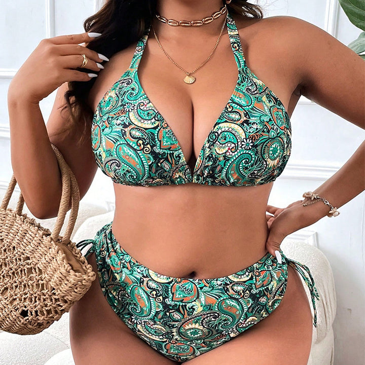 Damen Hochgeschnittener Bikini mit Vintage-Design Echo Archiv