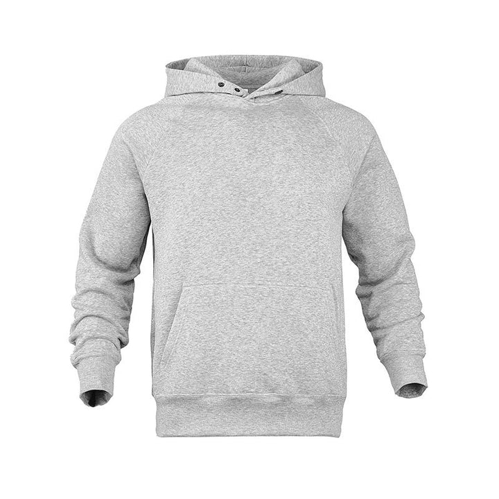 Herren nan Sweatstoff Kapuzenpullover mit Raglanärmeln, Kängurutasche und verstärktem Saum Echo Archiv