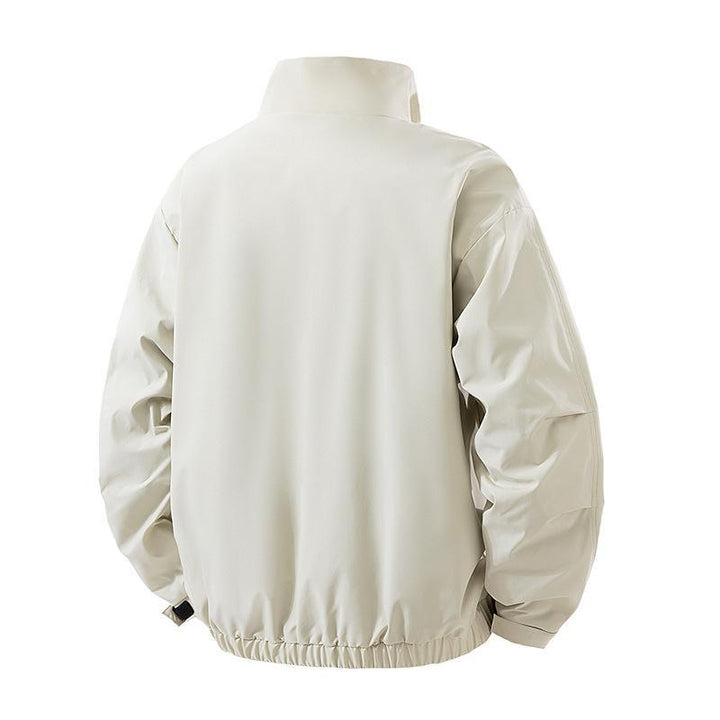 Herren Leichte technische Freizeitjacke mit Stehkragen, verdecktem Reißverschluss und elastischem Saum Echo Archiv