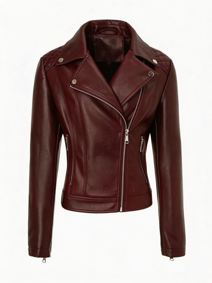Damen Edle Bikerjacke mit Steppdesign Echo Archiv