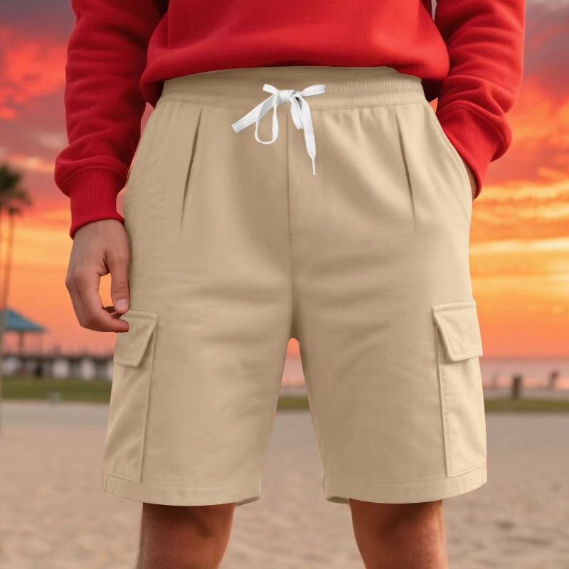 Herren Sportliche Cargo-Shorts mit elastischem Bund und praktischen Taschen Echoarchiv