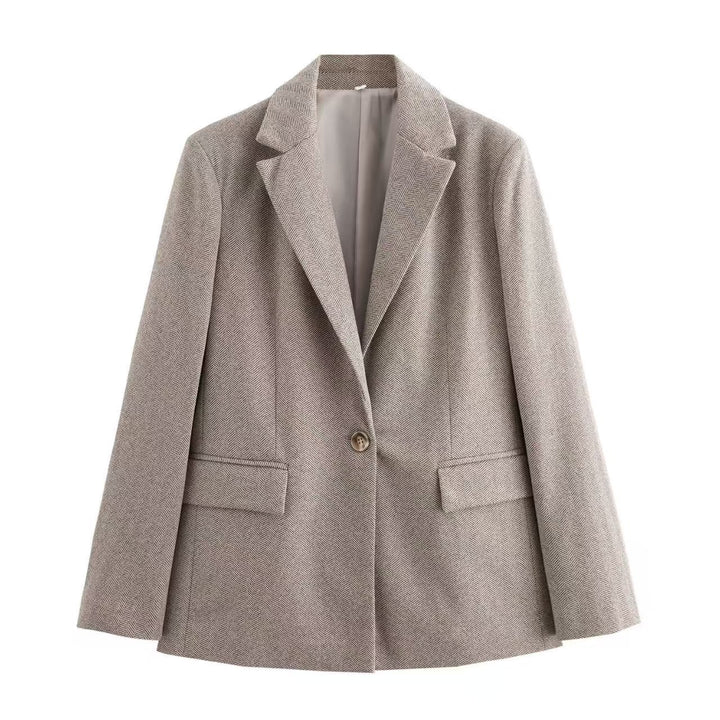 Damen Klassischer Blazer mit strukturiertem Stoff Echo Archiv