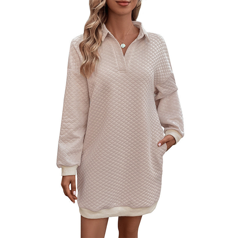 Damen Sportlicher Oversized Pulloverkleid Echo Archiv