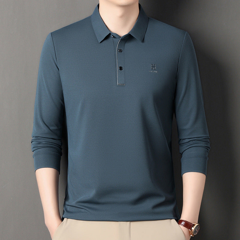 Herren sportliches Langarm Poloshirt mit innovativer Passform und feuchtigkeitsregulierendem Material Echoarchiv