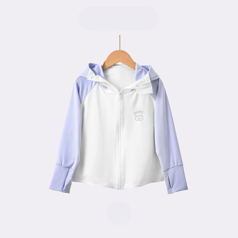 Kinder UV-Schutzjacke mit Kapuze und atmungsaktiven Eigenschaften Echo Archiv